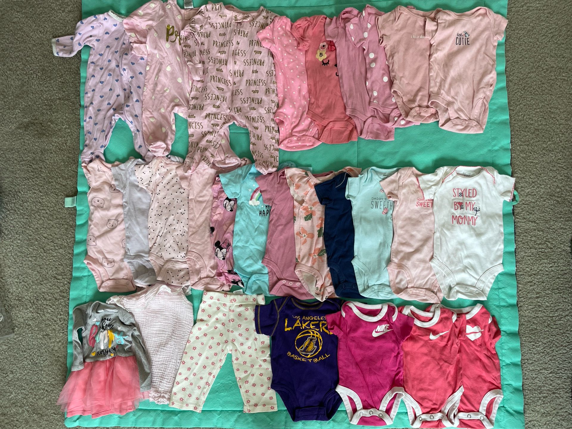 Huge big lot of baby girl clothing 0-3 months 