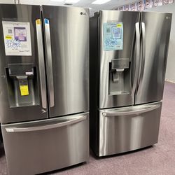 Refrigerator, 36” 3 Door Refrigerator Free Delivery With Warranty