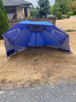 Large Blue Sport or Beach Umbrella