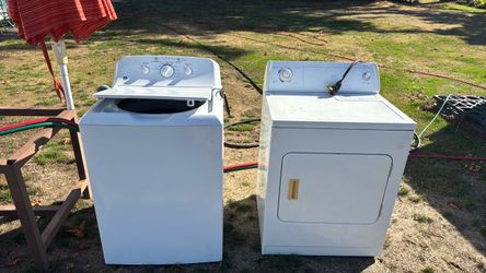 GE washer and Whirlpool Electric Dryer