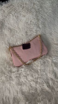 Pink Denim purse