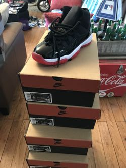Jordan “ Bred 11s” Men’s 9,10,11 
