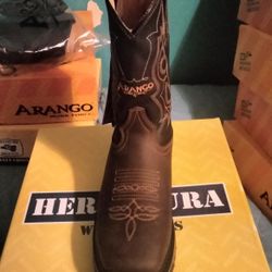 Brand new work boots not steel toe & steel toe/Nueva botas de trabajo sin casquillo y con casquillo