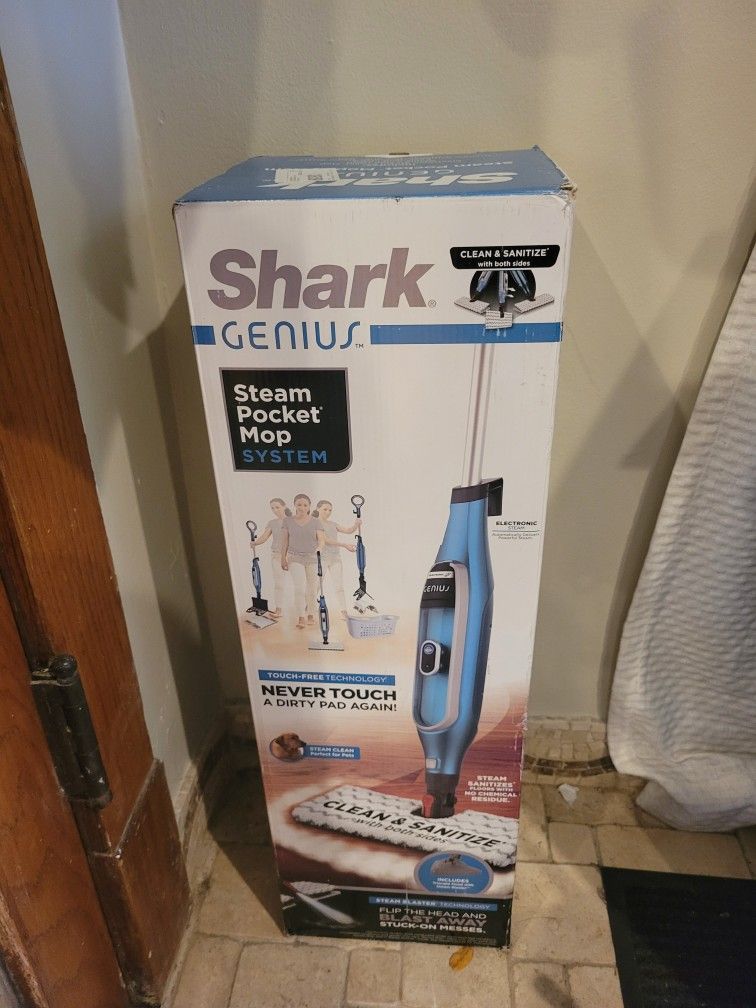 Shark Genius Steam Pocket Mop NEW INBOX