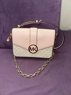 Michael Kors Pink Crossbody Bag with Chain Strap