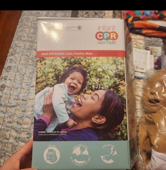 Infant mannequin CPR doll
