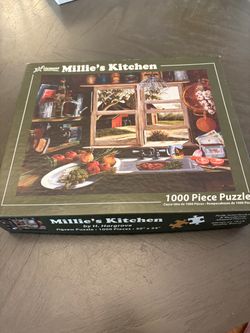 Vermont Christmas Company Millie's Kitchen 1000 Piece Jigsaw Puzzle by H. Hargrove