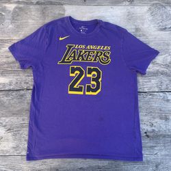 Nike Los Angeles Lakers Lebron James T-shirt Size XL