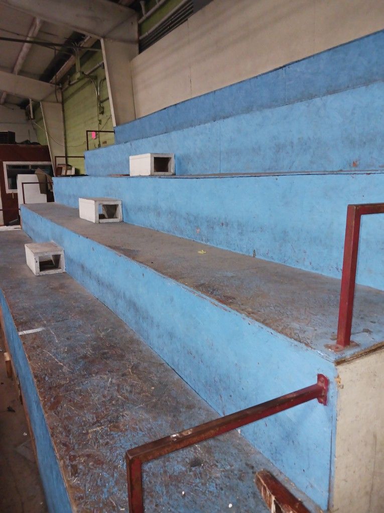 Bleachers, Wooden & Metal. $700.00