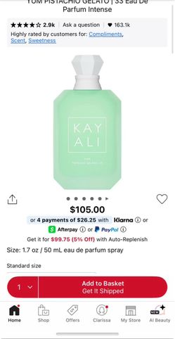 Yum pistachio perfume