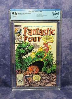 Fantastic Four #264, 1984 CBCS 9.6 WP Death Of Alden Maas