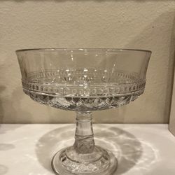 Crystal Footed Bowl
