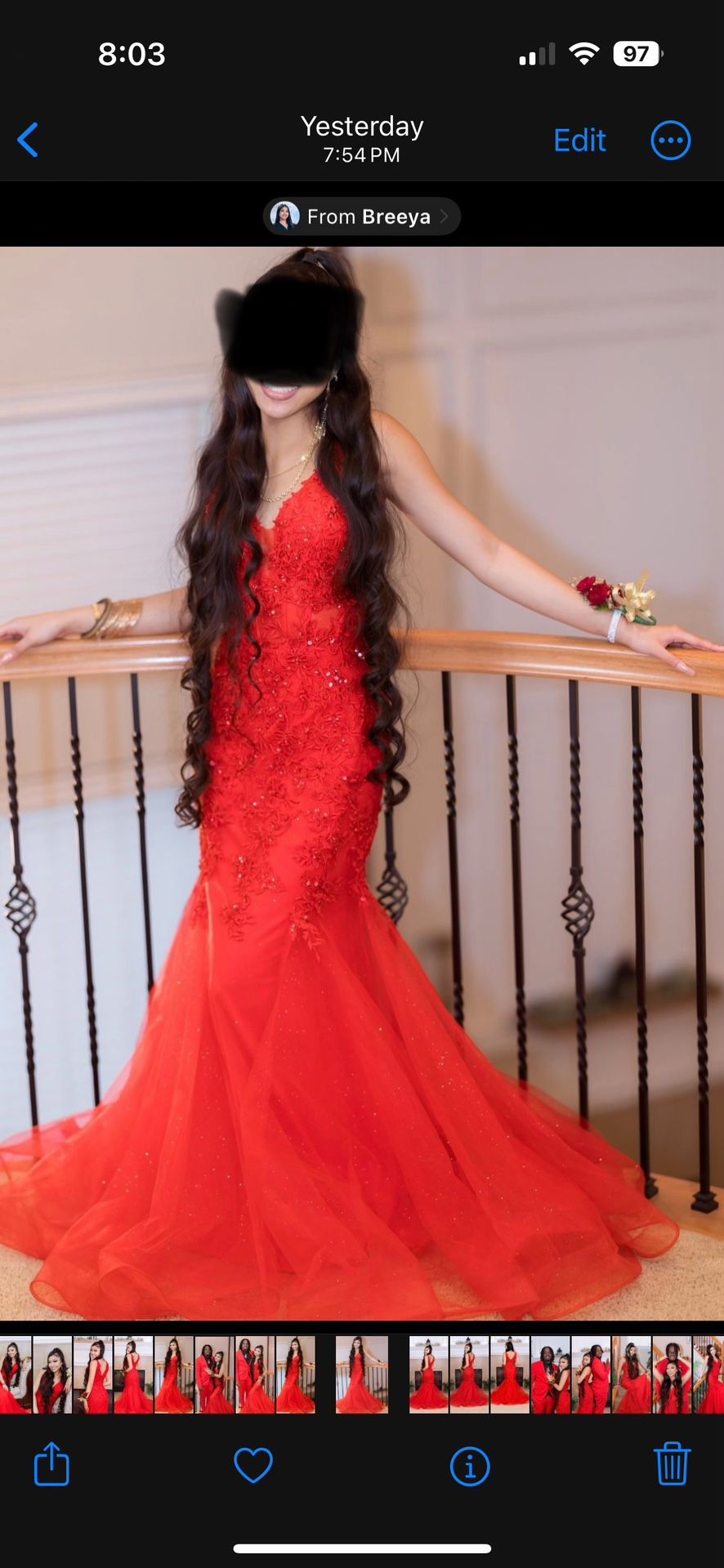 Adore Red Prom Dress