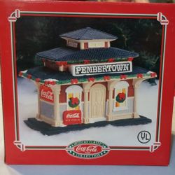 Coca-cola Train Depot Christmas Decoration