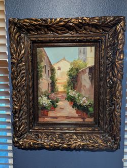 Vintage Signed Oil Painting