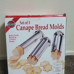 Norpro Canape Bread Molds Set of 3