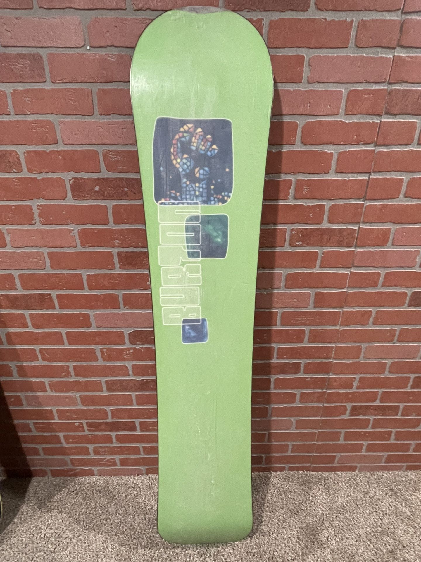 Wide Burton Snowboard