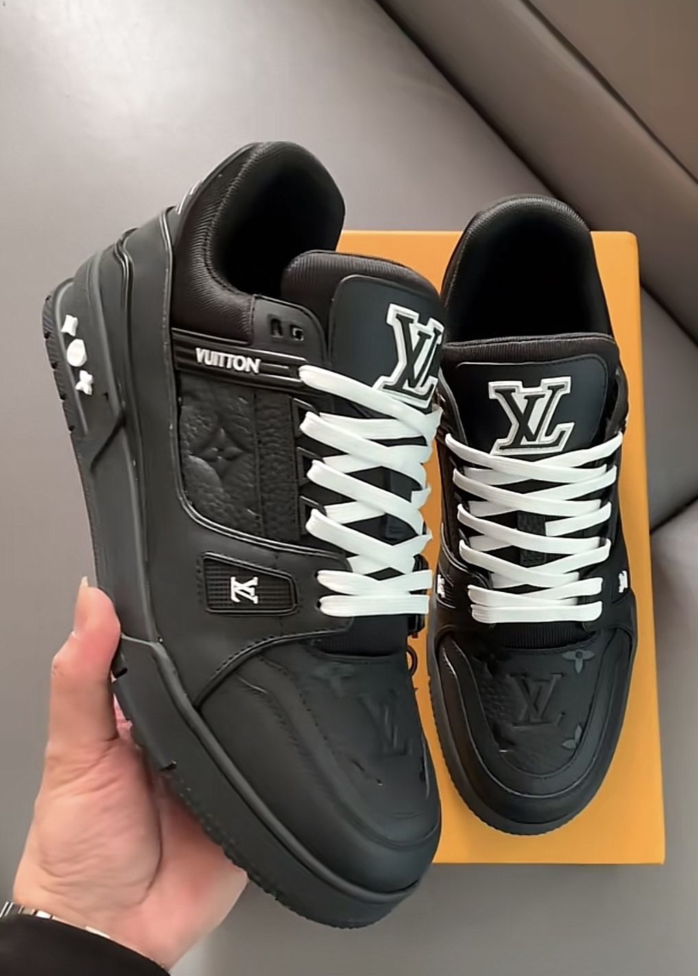 Black LV Trainers 