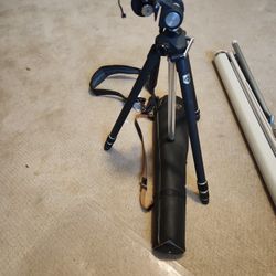 professional camera tripod.  