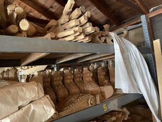 Corbels, Moldings, Lamps, Frames, Mantels