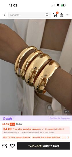Bangle bracelets