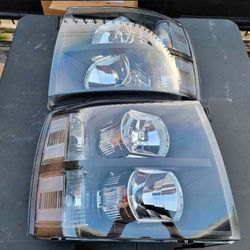 07-13 Silverado Headlights Luces Micas Calaveras Faros