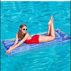 Brandnew Inflatable Tanning Pool Lounger Float - Pool Floaties Rafts for Adults Floating Pool Lounger Cool Water Floaty for Swimming Pool Lake Float B
