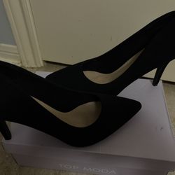 Black Heels - Size 10