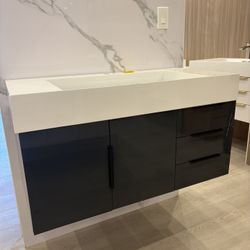Open Box Bathroom Vanity BT001 42R - GR 