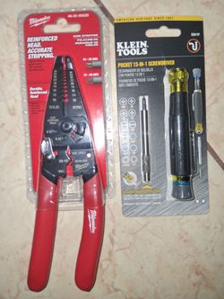 Milwaukee and Klein Tools