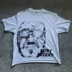 White and black Lost Mzery tee