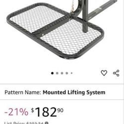 Hitch Mounted Lifting System $75