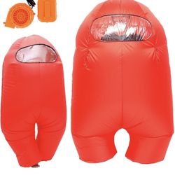 Among Us Inflatable Costume Kid Size Up To About 5’2