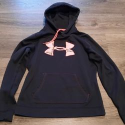 Womens Size Medium Under Armour Cold Gear Storm Hoodie Jacket Coat