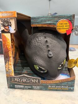 Title: How to Train Your Dragon Toothless Blast & Roar Mask – Lights & Sounds Description: DreamWorks How to Train Your Dragon Blast & Roar Toothles