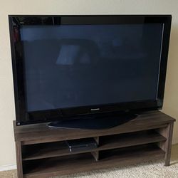 Panasonic TV with TV Stand