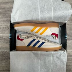 adidas Handball Spezial Kith & Messi White Collegiate Royal Sz 10 - IN HAND NOW