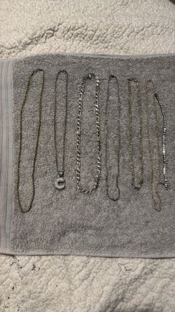 Gold rope chain & bracelet