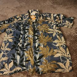 New Vintage Pacific Legend Hawaiian/Tropical Short Sleeve Shirt Sz L 

