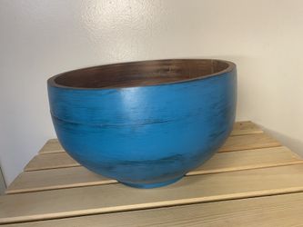 Turquoise Fruit/salad Bowl