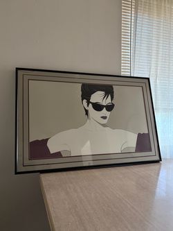 1980s Framed Patrick Nagel