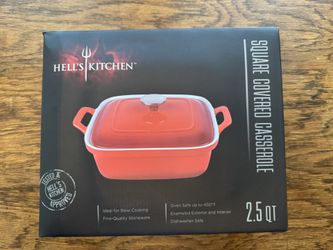 Square Covered Casserole 2.5qt by Hell’s Kitchen