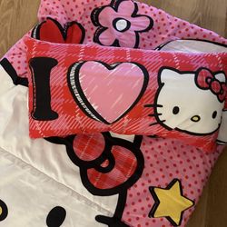 Hello Kitty Bedding Set To Go, For Sleep Over