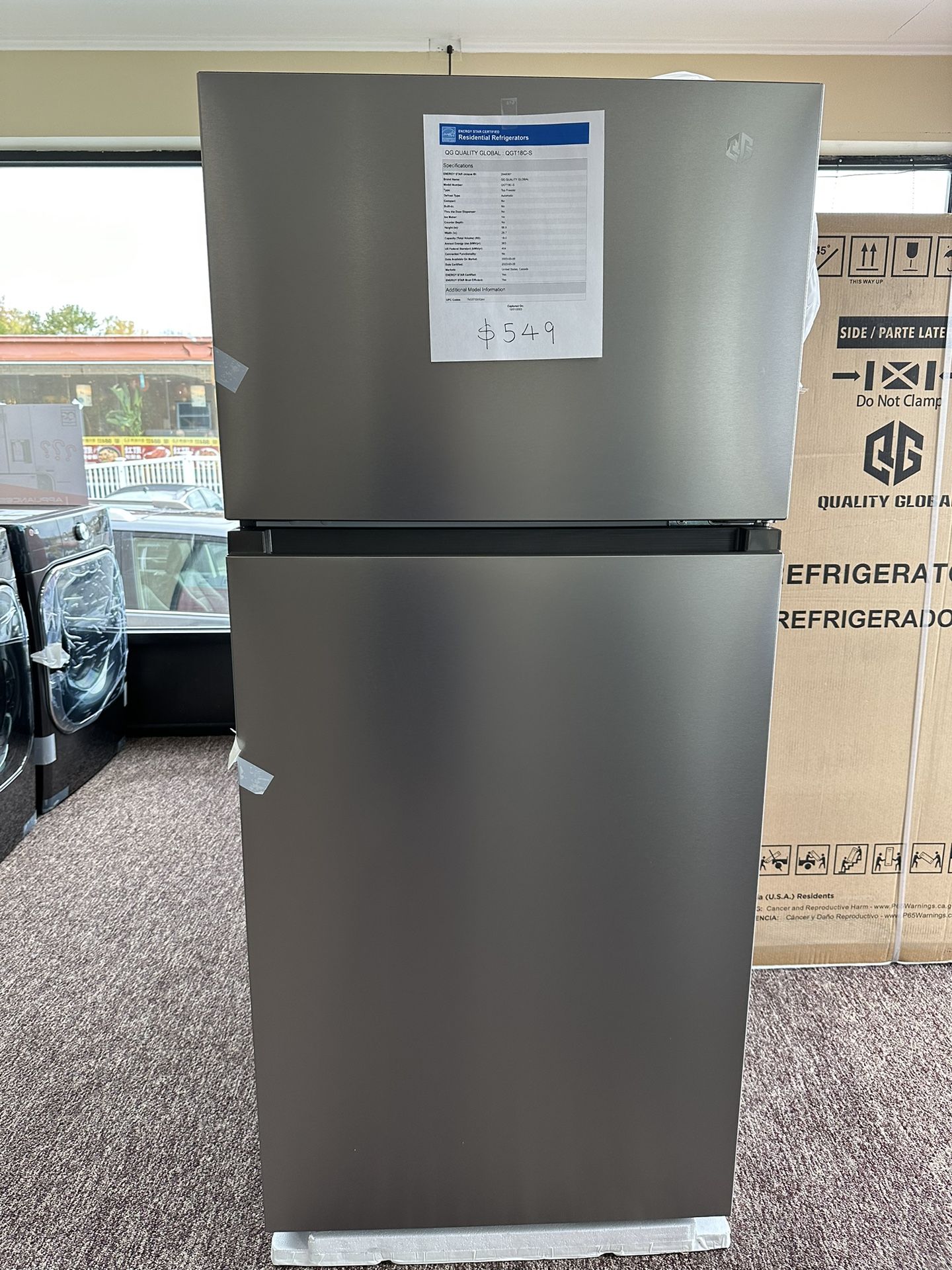 18 Cu Ft Top Freezer Refrigerator