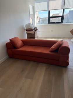 Orange couch