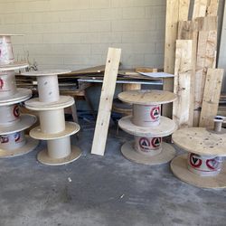 Wooden Cable Reels Large $5-$15 for Sale in Fullerton, CA - OfferUp