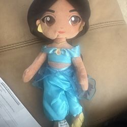 Disney Princess Jasmine Plush Doll – Aladdin – 14 1/2'