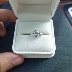 Opal Engagement Ring