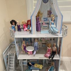 Barbie Princess Castle With Princess $60