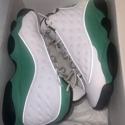 Jordan 13 Retro White Lucky Green Sz 8